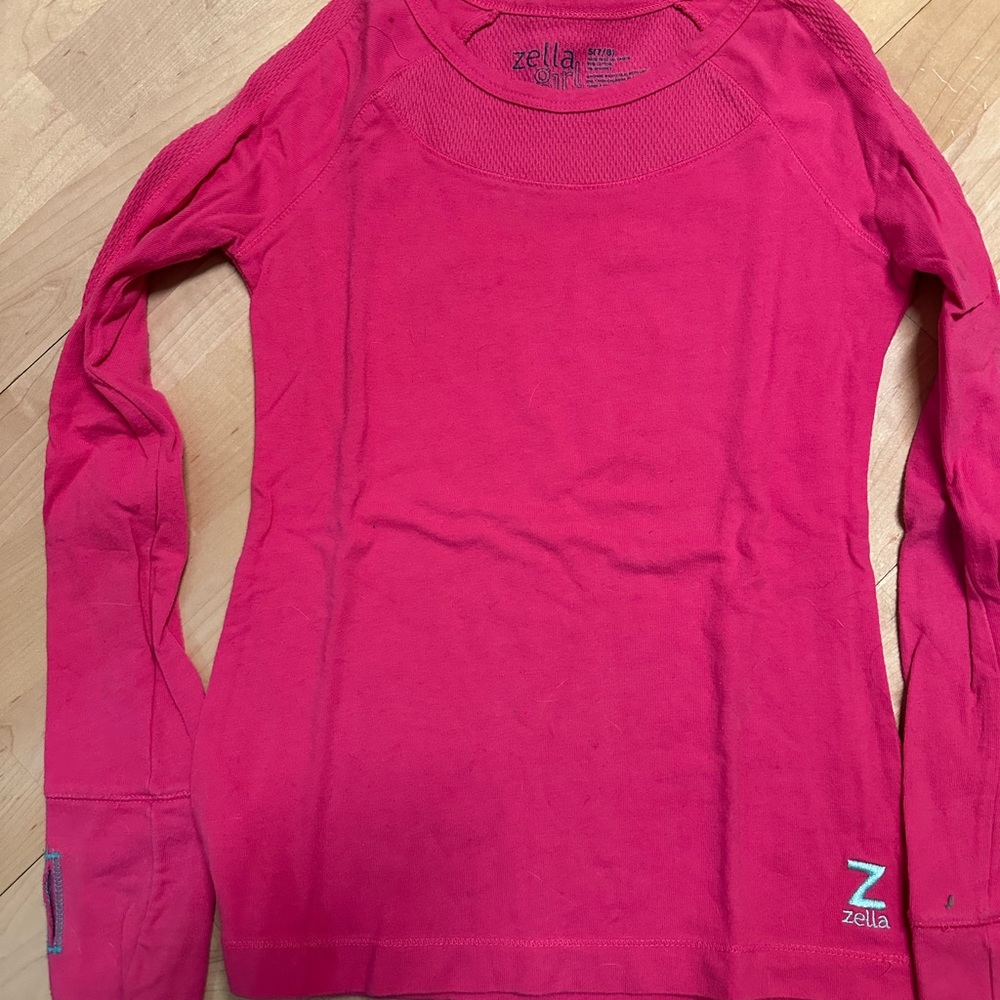 Zella Girl Small Pink Long Sleeve